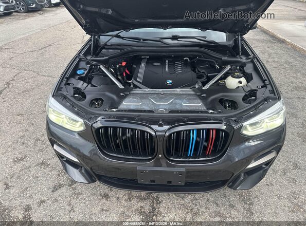 5UXTY9C07L9C80121 2020 BMW X3 Gray Widok z tyłu