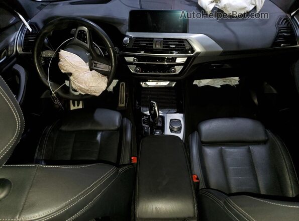 5UXTY9C09L9B48896 2020 BMW X3 Серебряный Вид панели приборов