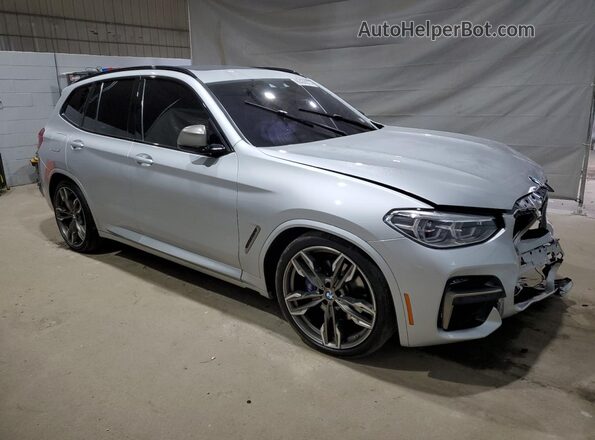 5UXTY9C09L9B48896 2020 BMW X3 Серебряный Передняя правая четверть