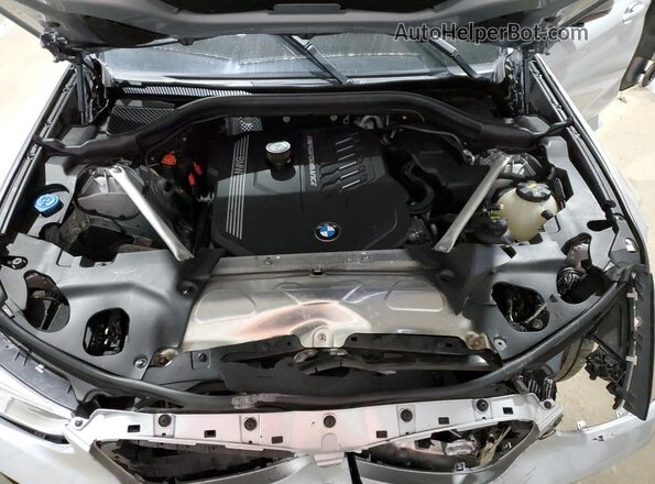 5UXTY9C09L9B48896 2020 BMW X3 Серебряный Вид подкапотного пространства