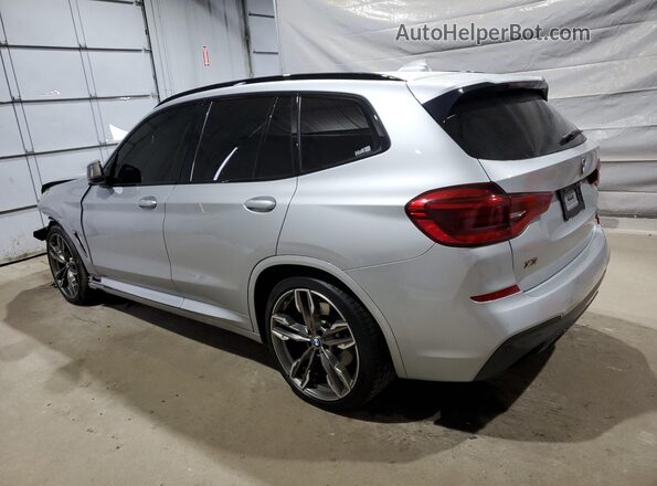 5UXTY9C09L9B48896 2020 BMW X3 Серебряный Задняя левая четверть