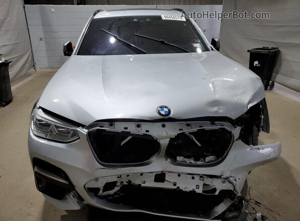 5UXTY9C09L9B48896 2020 BMW X3 Серебряный Вид спереди