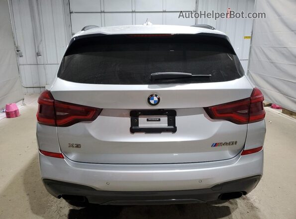 5UXTY9C09L9B48896 2020 BMW X3 Серебряный Вид сзади