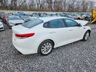 2016 Kia Optima Lx White vin: 5XXGT4L39GG045353