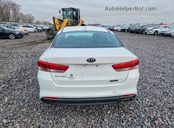 5XXGT4L39GG045353 2016 KIA OPTIMA White Հետևի տեսք