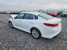 2016 Kia Optima Lx White vin: 5XXGT4L39GG045353