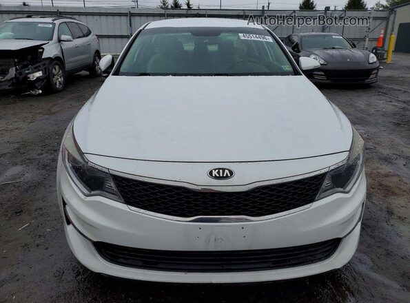 5XXGT4L39GG065425 2016 KIA OPTIMA White Դիմացի տեսք