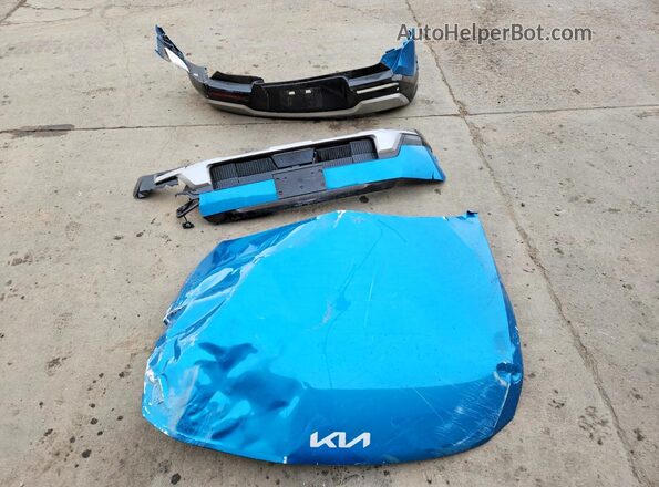 5XYADFS55SG001646 2025 KIA EV9 Teal Widok naklejki z numerem VIN