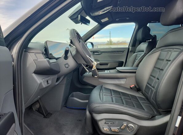 5XYADFS56TG012625 2026 KIA EV9 Gray Widok wnętrza z przodu