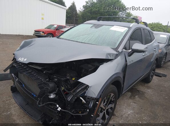 5XYK3CDF2RG144821 2024 KIA SPORTAGE Blue წინა მარცხენა ხედი სამი მეოთხედიდან