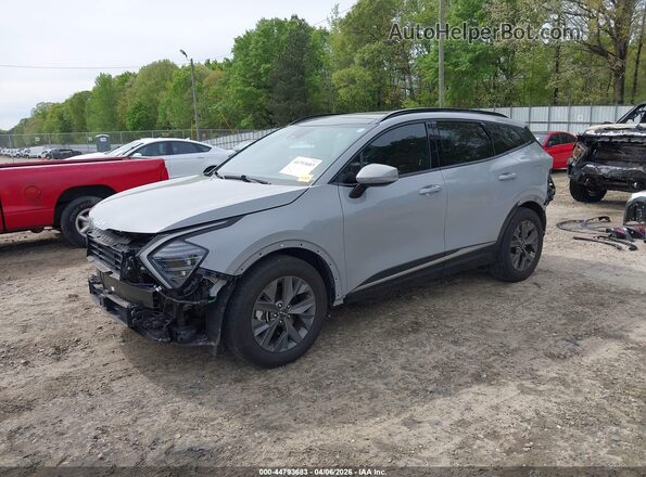 5XYK43DF3RG154884 2024 KIA SPORTAGE Серый Передняя левая четверть