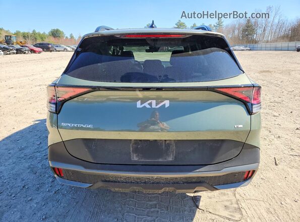 5XYK6CDF5RG204744 2024 KIA SPORTAGE Green Вид ззаду