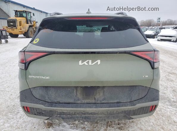 5XYK6CDF7RG140819 2024 KIA SPORTAGE Green Widok z tyłu