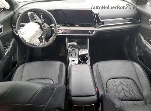 5XYK6CDF7RG140819 2024 KIA SPORTAGE Green Widok deski rozdzielczej