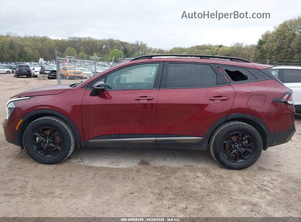5XYK7CDF2RG148534 2024 KIA SPORTAGE Красный Панорамный вид салона 360°