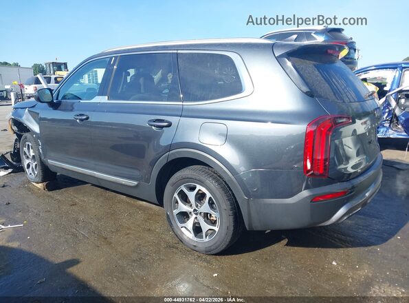 5XYP34HC0NG316558 2022 KIA TELLURIDE Gray Widok wnętrza 360 stopni