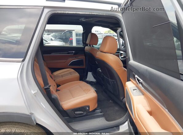 5XYP3DGC0RG518680 2024 KIA TELLURIDE Gray Widok naklejki z numerem VIN