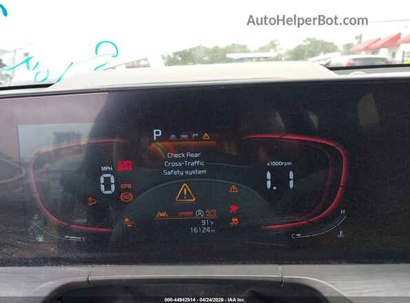 5XYP3DGC0RG518680 2024 KIA TELLURIDE Gray Widok tylnych siedzeń