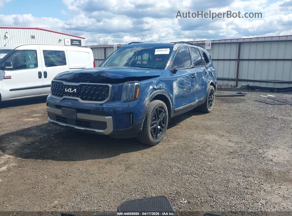 5XYP3DGC6PG355580 2023 KIA TELLURIDE Синий Передняя левая четверть