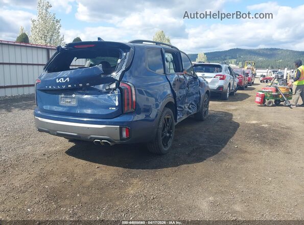 5XYP3DGC6PG355580 2023 KIA TELLURIDE Синий Задняя правая четверть