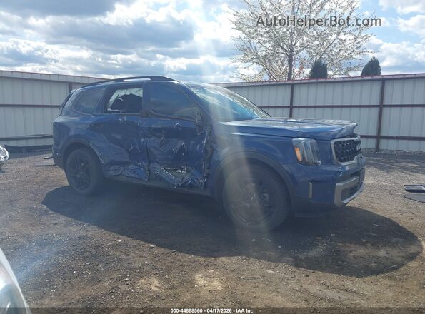 5XYP3DGC6PG355580 2023 KIA TELLURIDE Синий Вид задней части салона