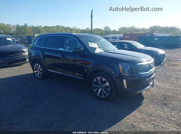 5XYP3DHC4LG070367 2020 KIA TELLURIDE Черный Передняя правая четверть
