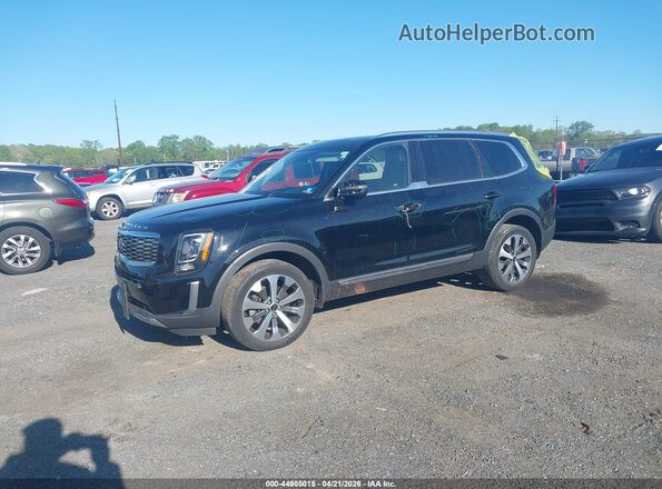 5XYP3DHC4LG070367 2020 KIA TELLURIDE Черный Передняя левая четверть