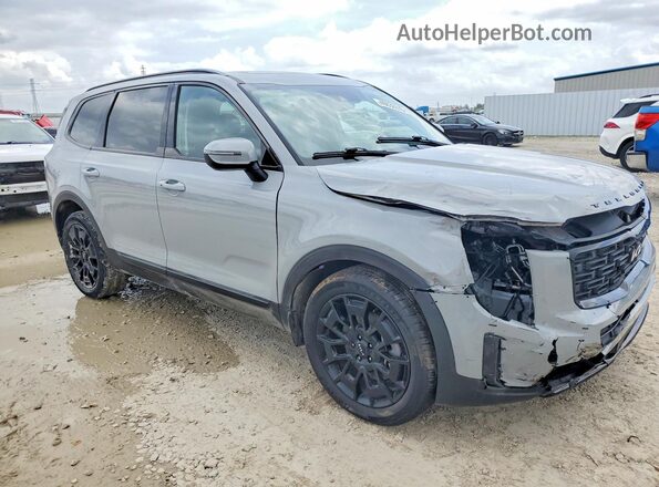 5XYP3DHC5NG285372 2022 KIA TELLURIDE Silver Передня права чверть