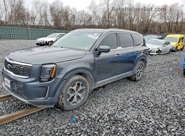 5XYP3DHC8LG001360 2020 KIA TELLURIDE Gray Przód lewy