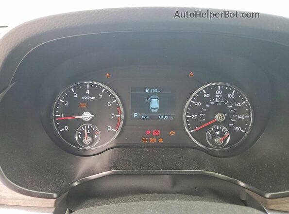 5XYP3DHC9NG297931 2022 KIA TELLURIDE White Widok zestawu wskaźników