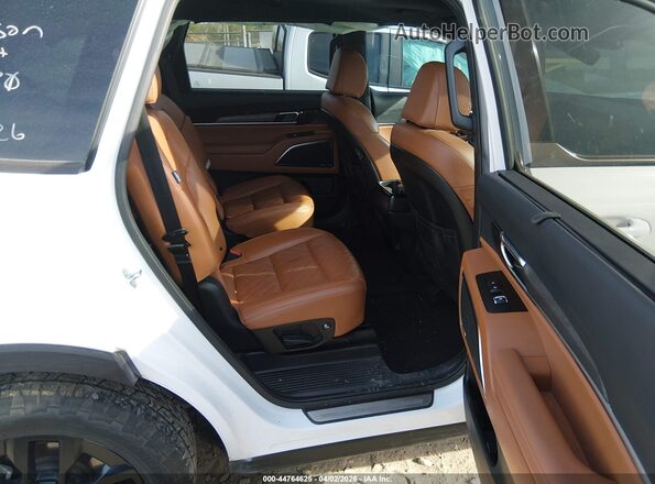 5XYP5DGC0RG445305 2024 KIA TELLURIDE White Vista de la etiqueta del VIN