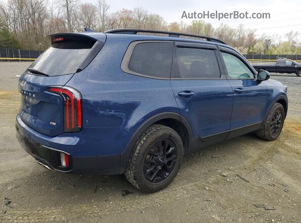 5XYP5DGC4RG529370 2024 KIA TELLURIDE Синий Задняя правая четверть