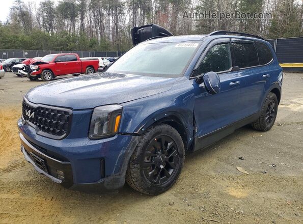 5XYP5DGC4RG529370 2024 KIA TELLURIDE Синий Передняя левая четверть