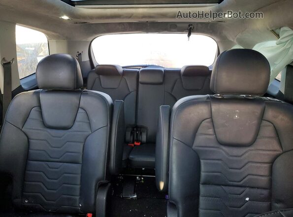 5XYP5DHC2NG209103 2022 KIA TELLURIDE White უკანა სავარძლების ხედი