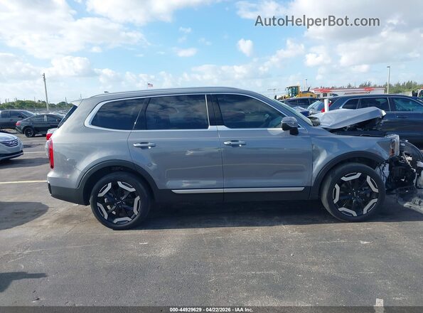 5XYP64GC2RG497838 2024 KIA TELLURIDE Gray Rear interior view