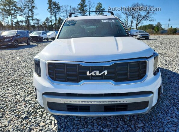 5XYP64GC6RG560097 2024 KIA TELLURIDE White წინა ხედი