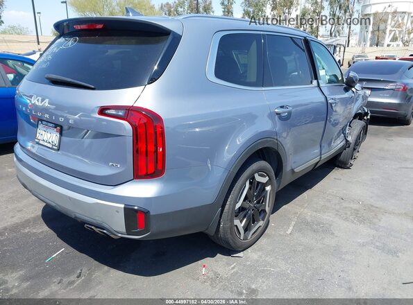 5XYP6DGC2RG437932 2024 KIA TELLURIDE Blue უკანა მარჯვენა