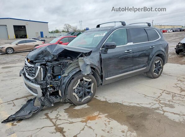 5XYP6DGC2RG476584 2024 KIA TELLURIDE Черный Передняя левая четверть