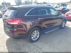 2016 Kia Sorento 2.4l Lx Maroon vin: 5XYPG4A39GG070336