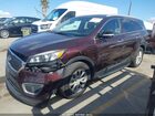 2016 Kia Sorento 2.4l Lx Maroon vin: 5XYPG4A39GG070336