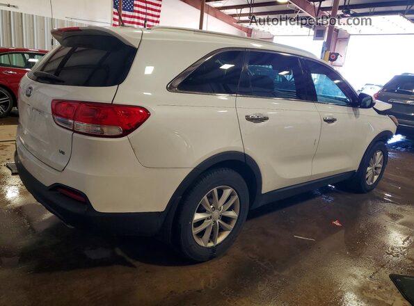 5XYPG4A55JG405486 2018 KIA SORENTO Белый Задняя правая четверть