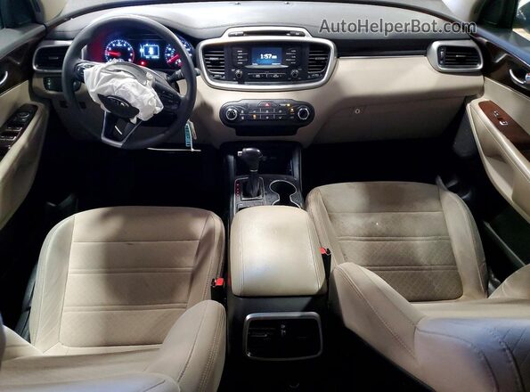 5XYPG4A55JG405486 2018 KIA SORENTO Белый Вид панели приборов
