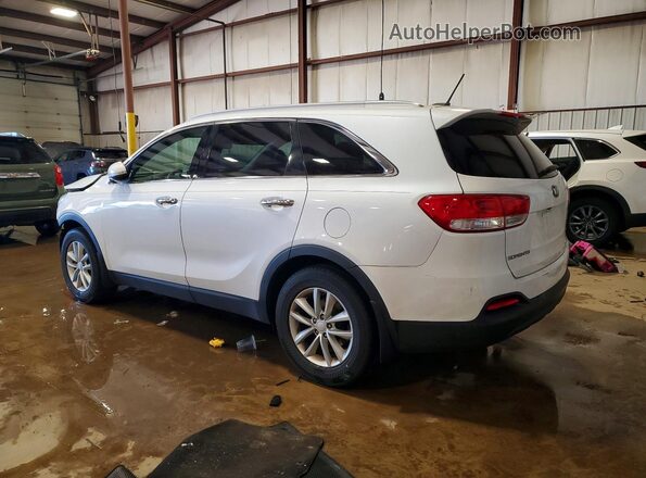 5XYPG4A55JG405486 2018 KIA SORENTO Белый Задняя левая четверть
