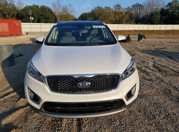 5XYPH4A59GG106475 2016 KIA SORENTO Белый Вид спереди