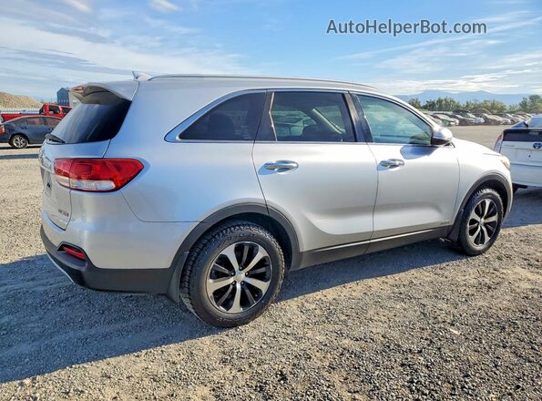 5XYPHDA11GG030800 2016 KIA SORENTO Серебряный Задняя правая четверть
