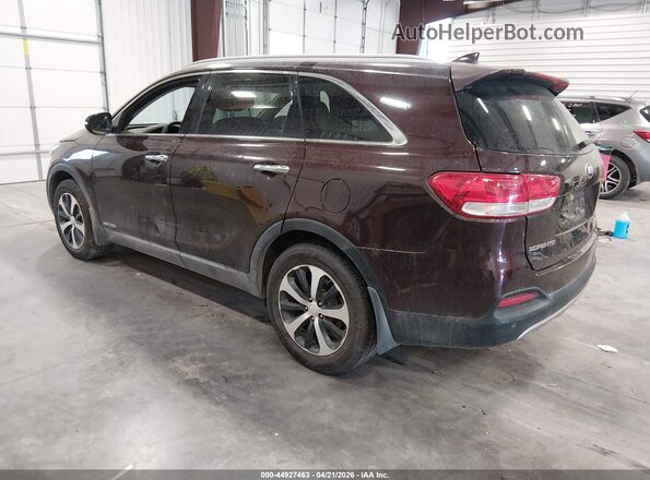 5XYPHDA52GG008095 2016 KIA SORENTO Red Tył lewy
