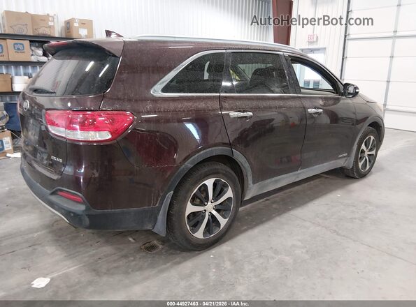 5XYPHDA52GG008095 2016 KIA SORENTO Red Tył prawy
