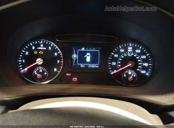 5XYPHDA52GG008095 2016 KIA SORENTO Red Widok tylnych siedzeń