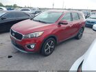 2016 Kia Sorento 3.3l Ex Красный vin: 5XYPHDA52GG092435