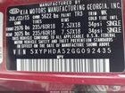 2016 Kia Sorento 3.3l Ex Красный vin: 5XYPHDA52GG092435